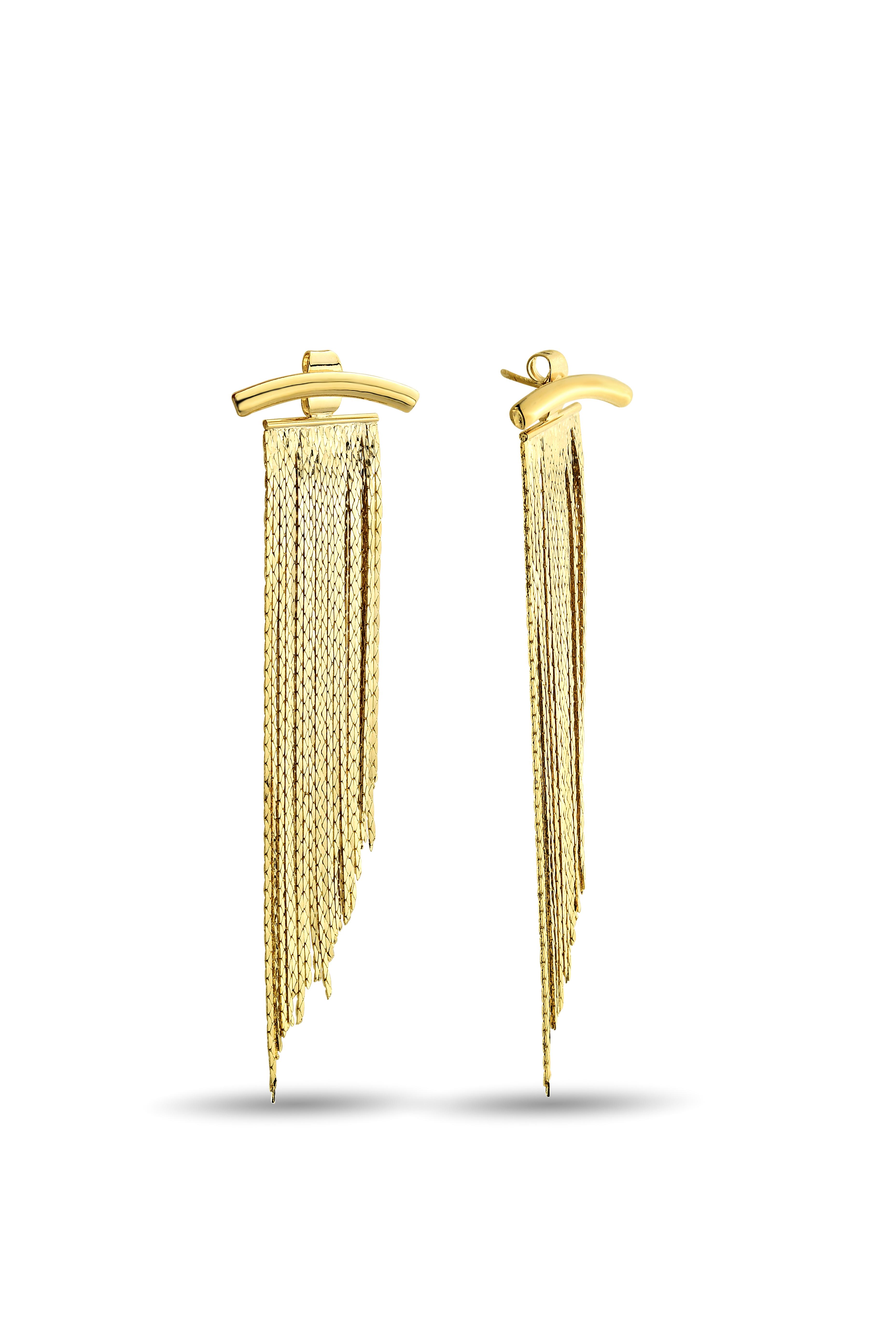 Gold Dangling Earring