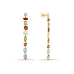 925 Ayar Opal Glow Sallantılı Küpe