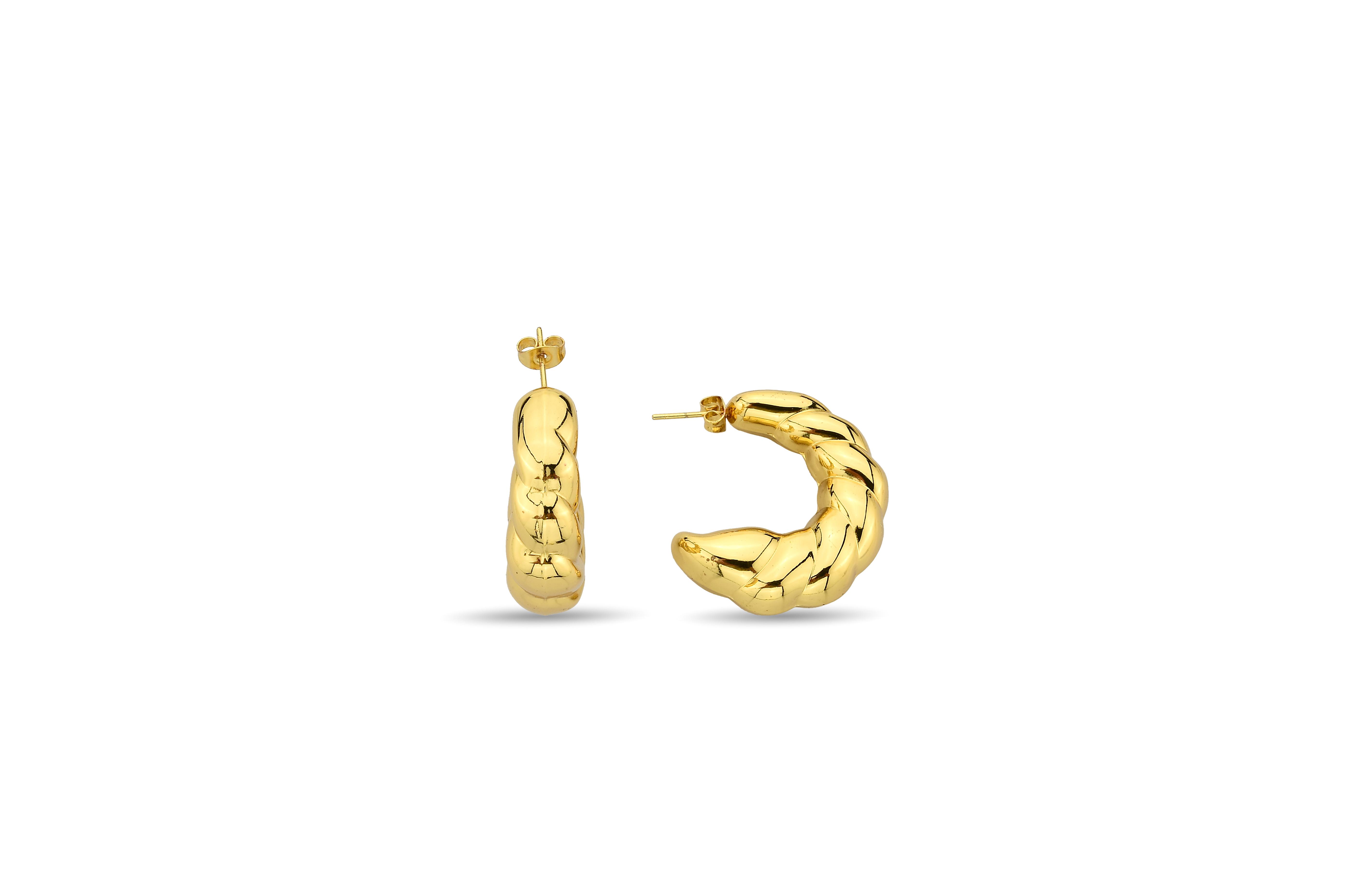 Gold Hoop Earring
