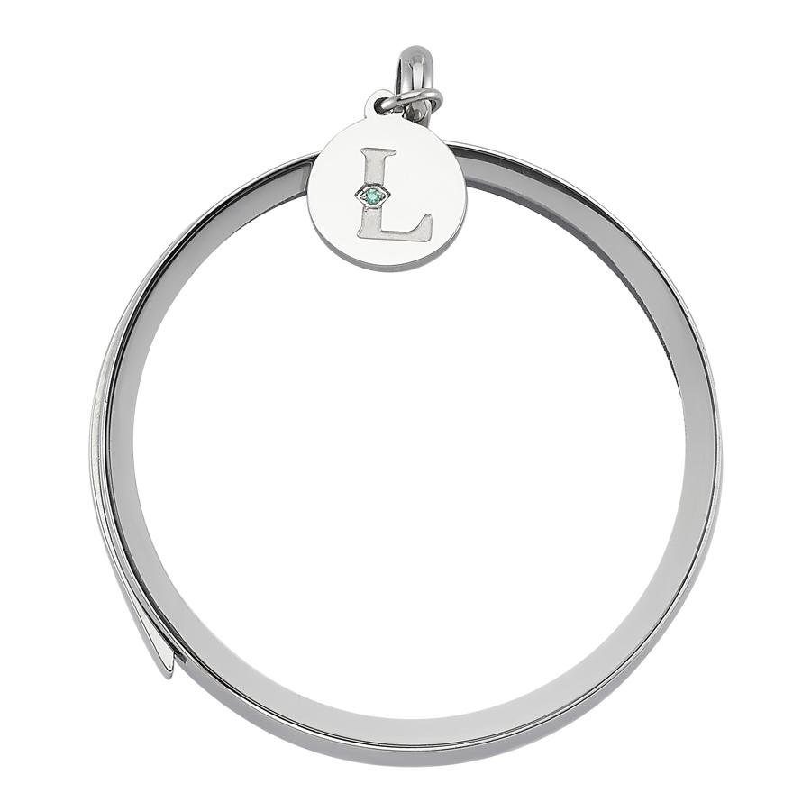 Zirconia - Luzyo - 40 mm - Silver - Magnifying