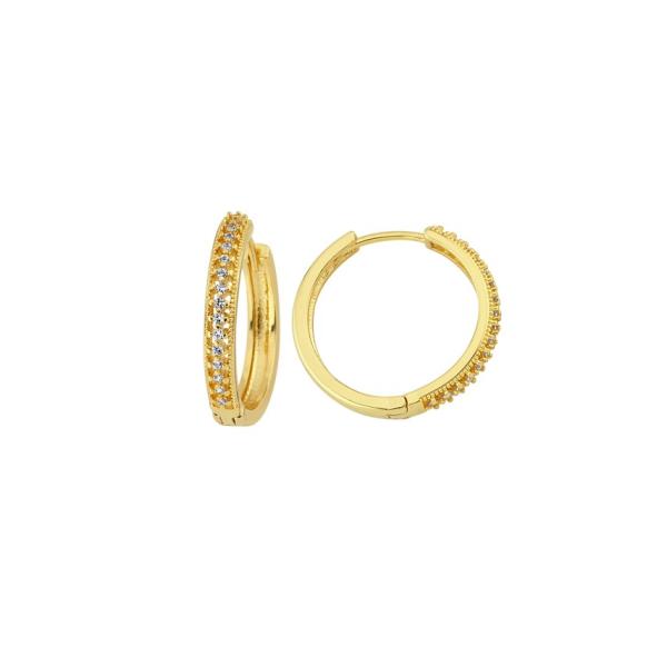 Gold Hoop Earring - 16mm