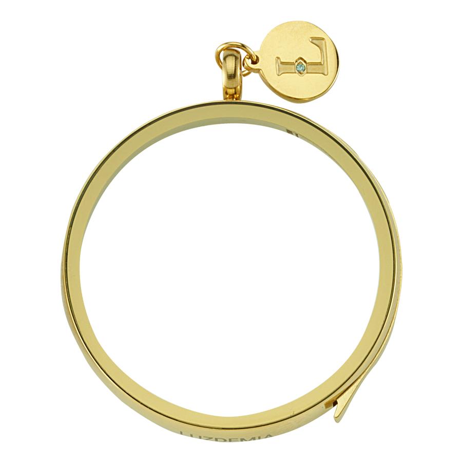 Zirconia- 40 mm- Luzyo - Gold - Magnifying