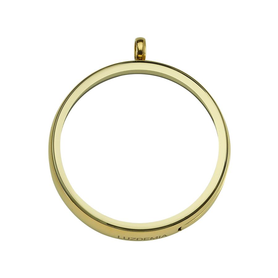 Luzyo - 40 mm - Gold - Sıde - Magnifying
