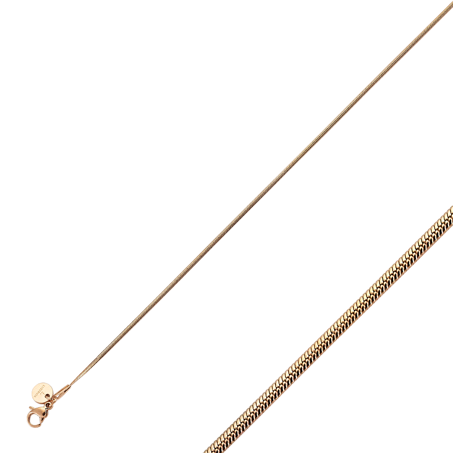 Snake İnce Zincir - Rose - 40+5 cm