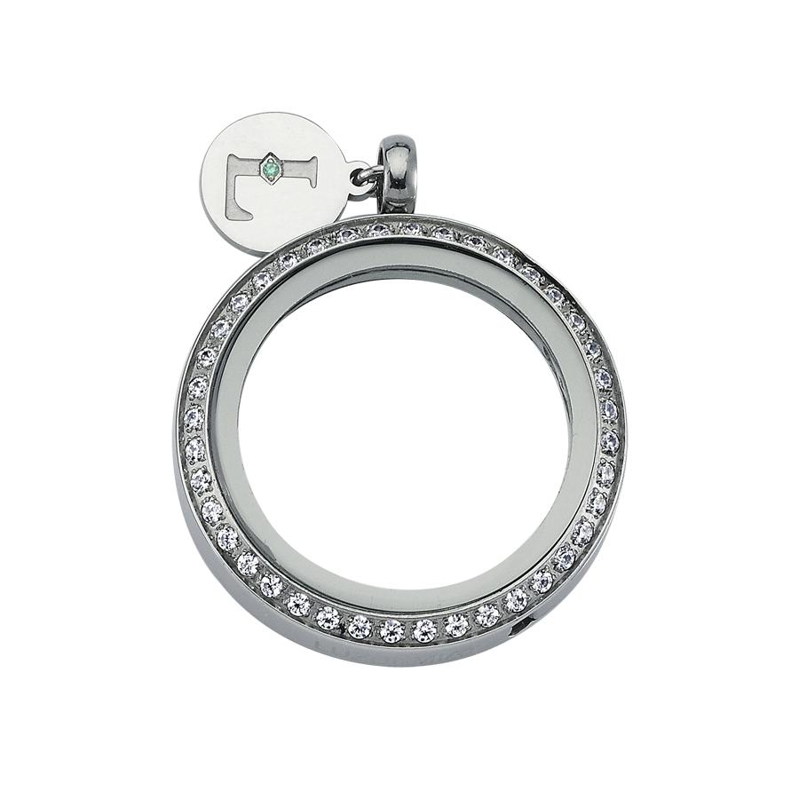 Swarovski- 30 mm- Zirconia - Luzyo - Silver