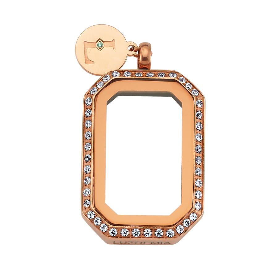 Swarovski-33*23 mm-Zirconia - Luzyo - Vintage - Rose