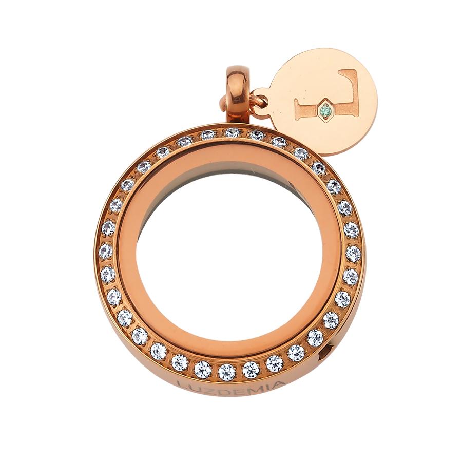 Swarovski- 25 mm-Zirconia - Luzyo - Rose