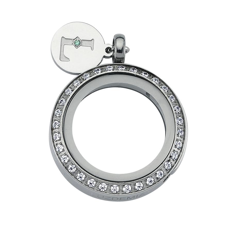 Swarovski Zirconia- 25 mm- Luzyo - Silver