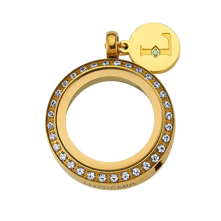 Swarovski-25 mm-Zirconia - Luzyo - Gold