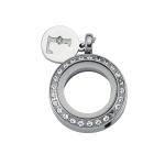 Swarovski- - 20 mm-Zirconia - Luzyo - Silver