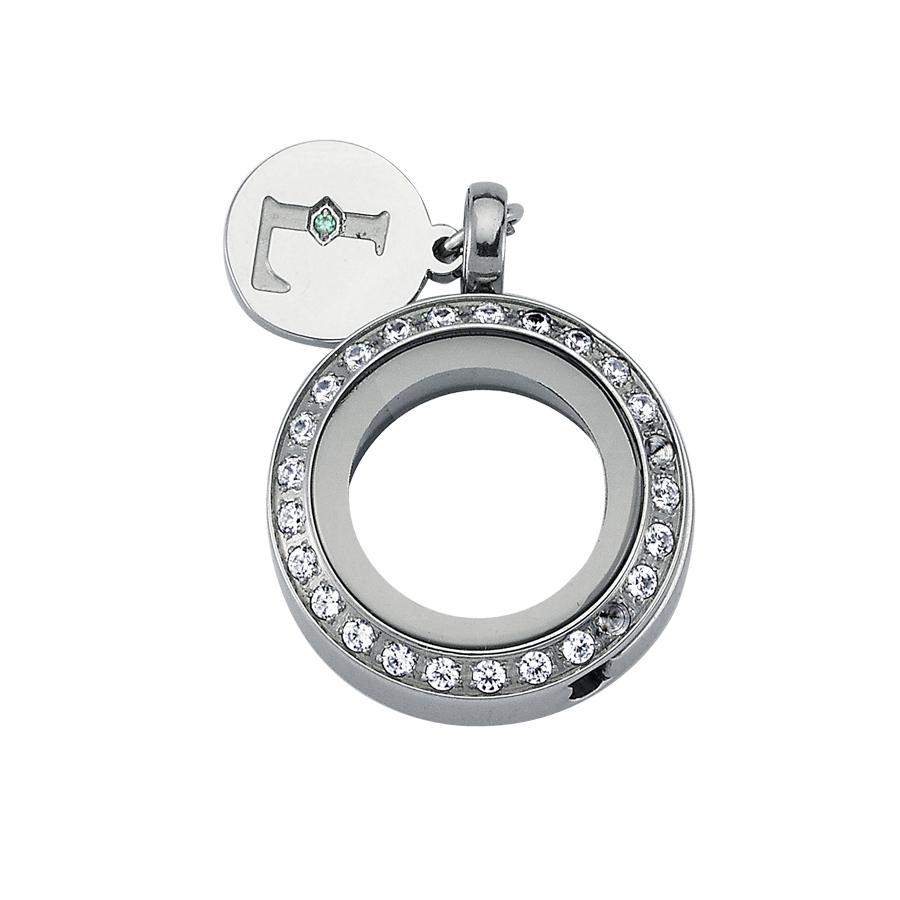 Swarovski- - 20 mm-Zirconia - Luzyo - Silver