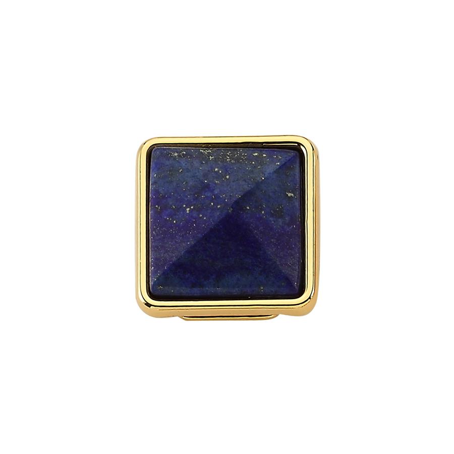 Slider Charm Mavi Taş - Altın