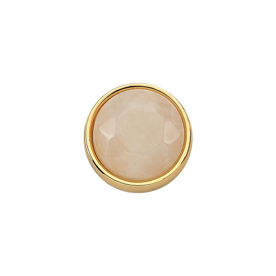 Slider Charm Pembe Taş - Altın