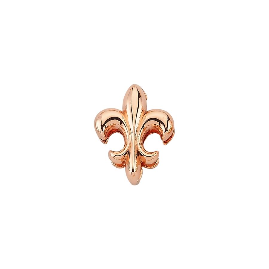 Slider Charm Fleur De Lis - Rose