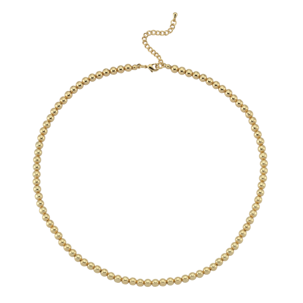 Gz Beads Neck - 5 mm - Gold