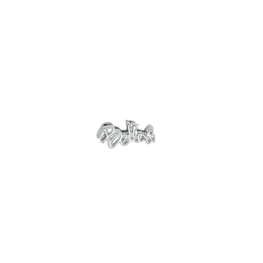 Slider Charm Believe - Silver