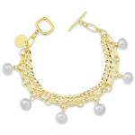 Pearl Drop Chain Bracelet