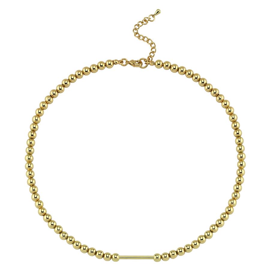 Bar Bead Necklace - 5mm