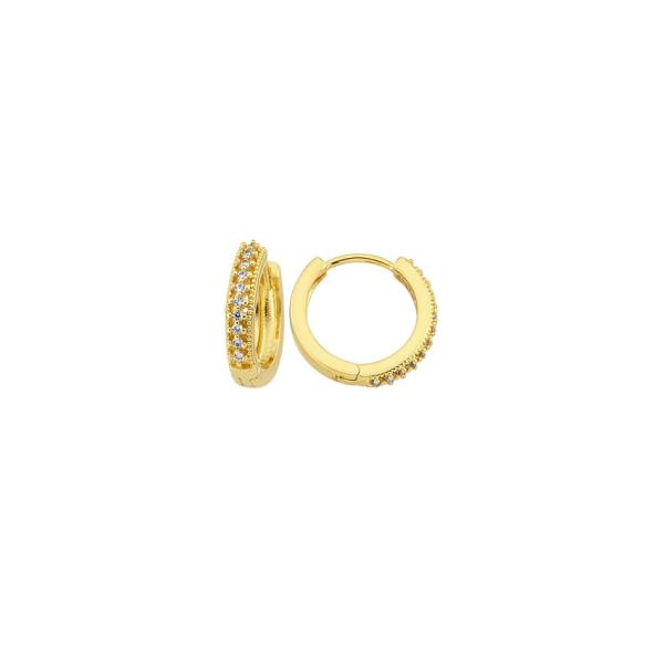 Gold Hoop Earring - 12mm - 1