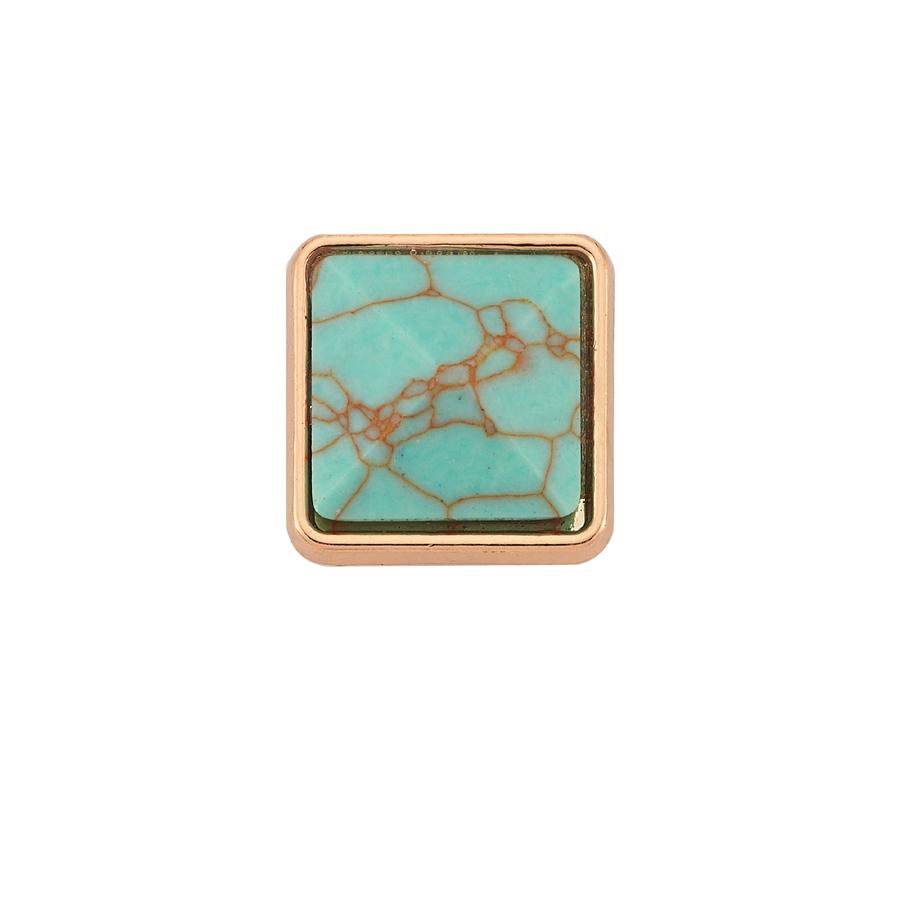 Slider Charm Turkuaz Taş - 1 - Rose
