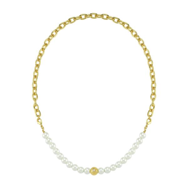 Duo Pearl Petite Necklace