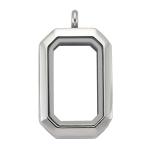 Zirconia-Luzyo- 33*23mm - Silver- Vintage