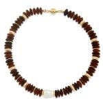 Ox Sea Shell Pearl Neck