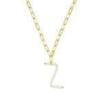 Pearl Petite Z In. Necklace