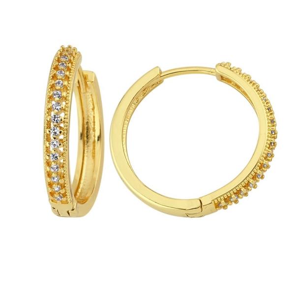 Gold Hoop Earring - 25mm
