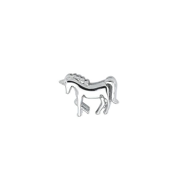 Slider Charm Horse - Silver