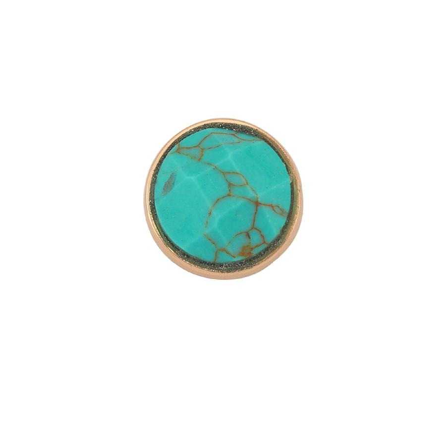 Slider Charm Turkuaz Taş - 2 - Rose