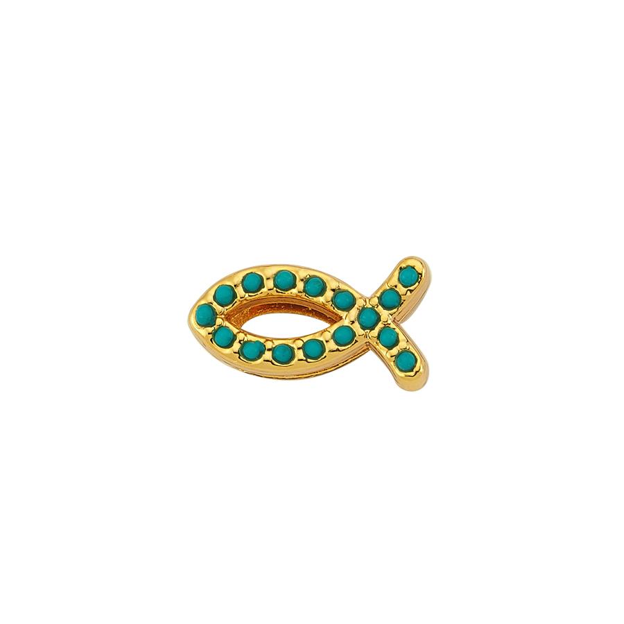 Slider Charm Alfa - Gold