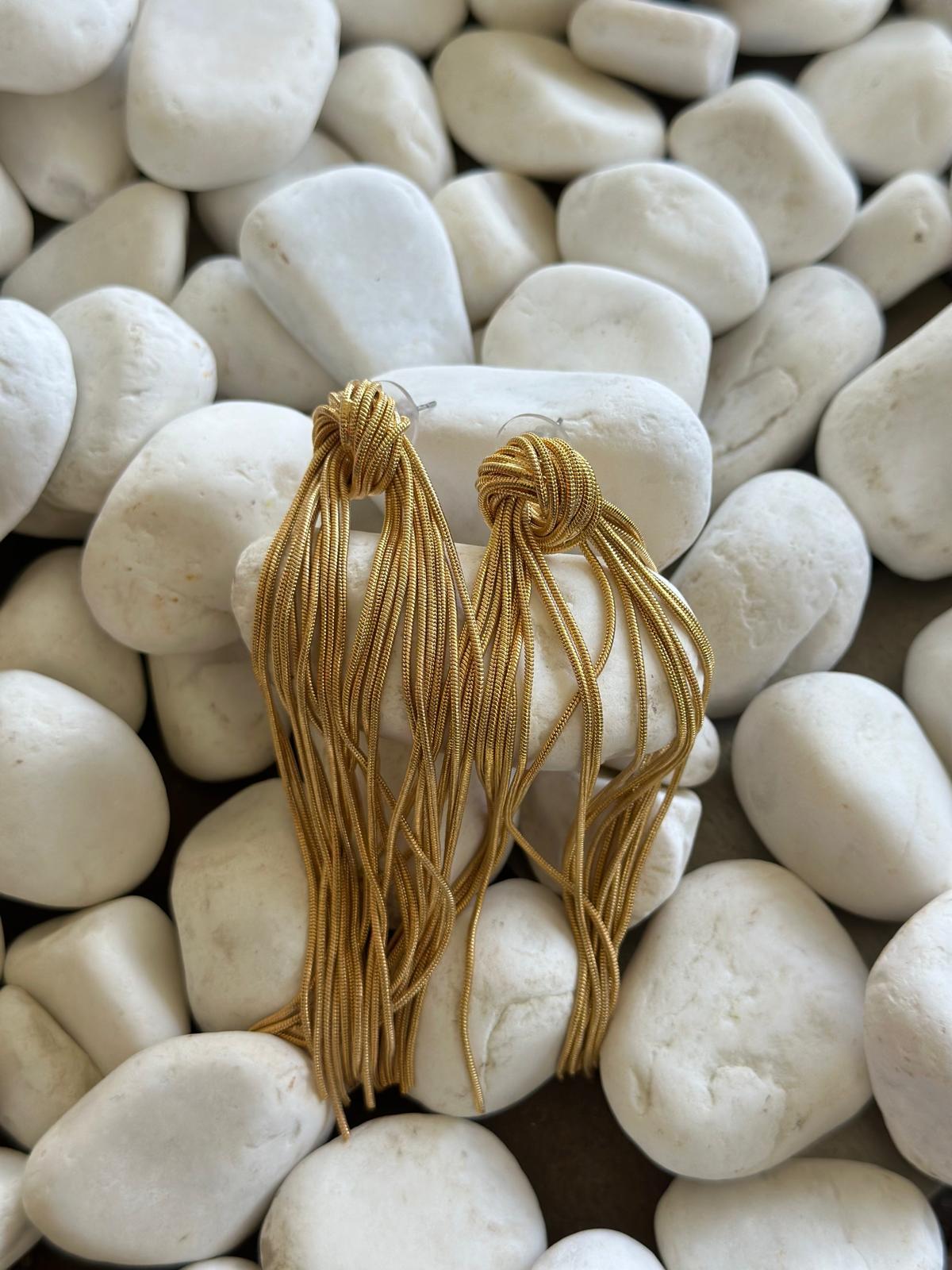 Golden Danglin Earring