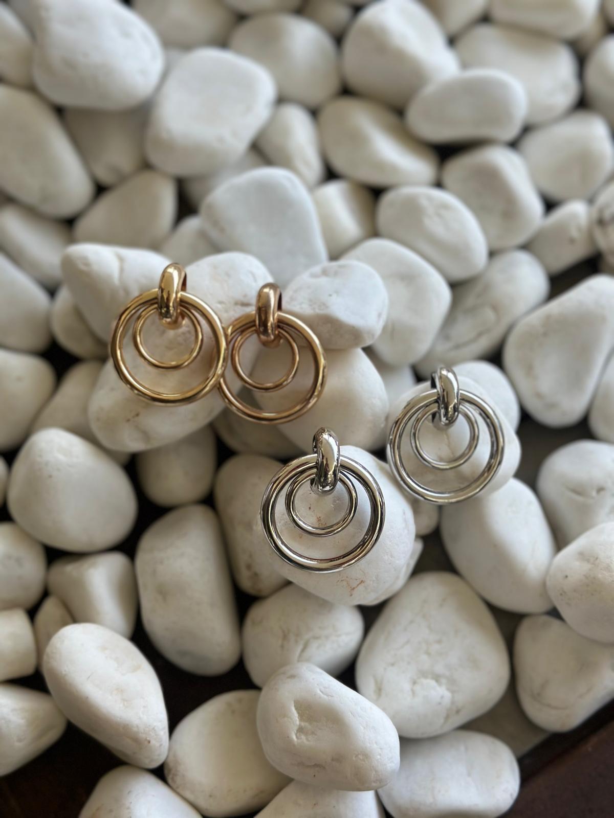 Golden Hoop Earring